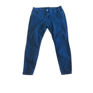 Forever 21 women’s dark wash denim stretch jeans size 12